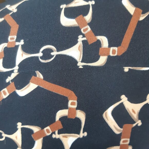 Vintage Hardy Amies Men's 1970's Nylon Black Button Up Shirt - Picture 9 of 14